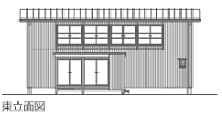 東立面図